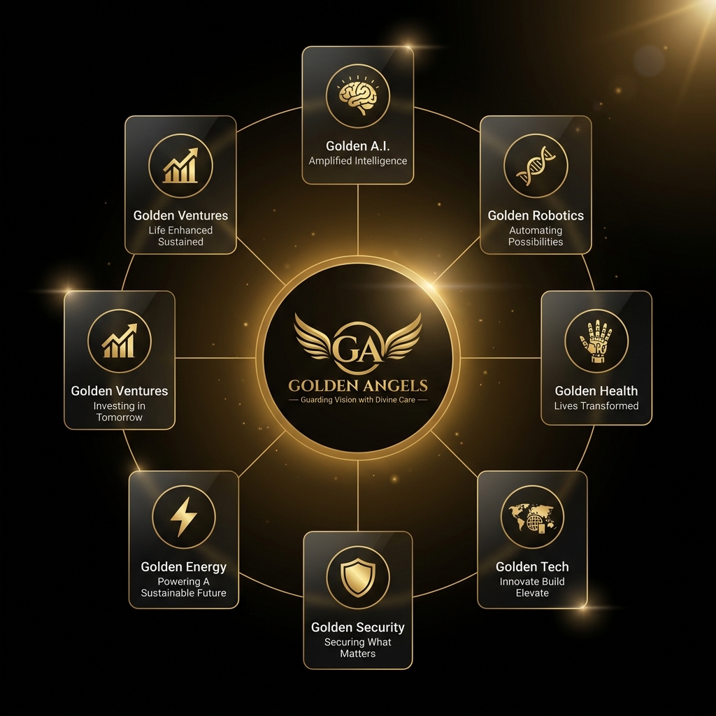 Golden Enterprises Ecosystem — Golden A.I., Golden Life, Golden Robotics, Golden Health, Golden Tech, Golden Security, Golden Energy, Golden Ventures, Golden Space